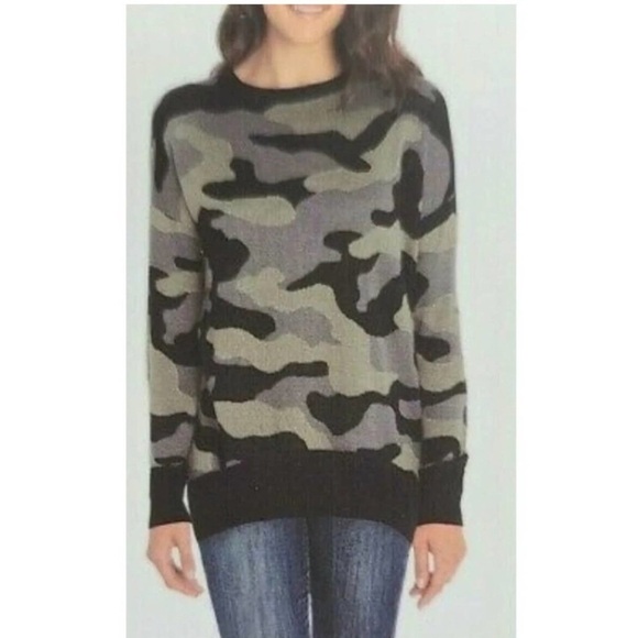 Isaac Mizrahi Sweaters - Isaac Mizrahi New York Camo Lounge Knit Sweater